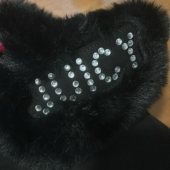 Black juicy couture furry boots - Picture 4 of 6